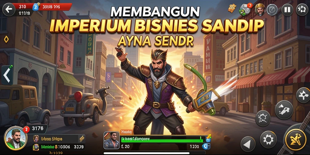 Tampilan gameplay menarik dari 3178 yang menunjukkan pengelolaan bisnis.