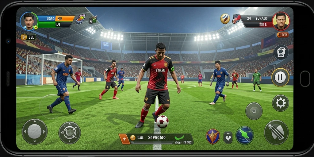 Tampilan gameplay 33L yang seru saat bertanding.