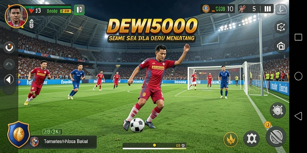Tampilan gameplay DEWI5000 yang penuh aksi dan keseruan.