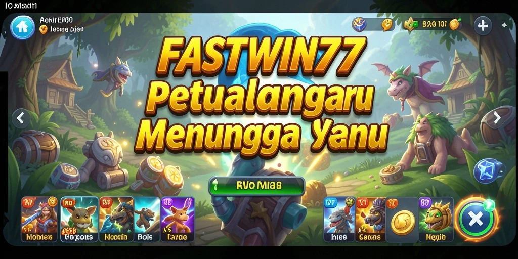 Screenshot menunjukkan gameplay epik di dunia petualangan FASTWIN77.