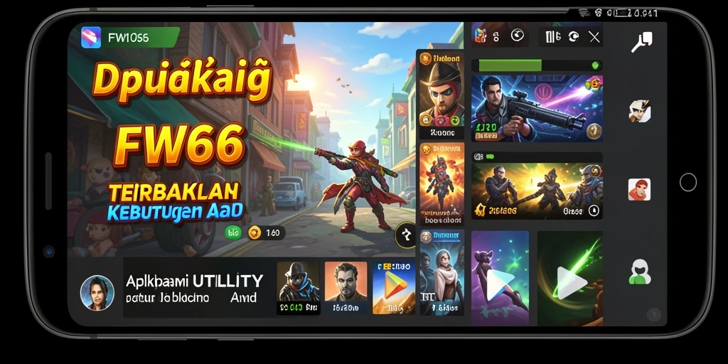 Tampilan antarmuka aplikasi utility FW66 yang menarik dan fungsional.