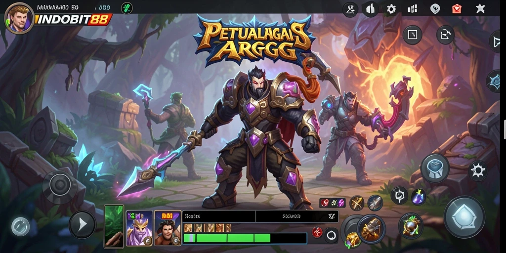 Gameplay seru di dunia petualangan INDOBIT88.