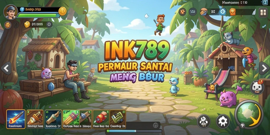 Tampilan gameplay INK789 yang seru dan menghibur.