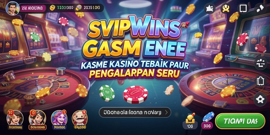 Tampilan menarik dari gameplay SVIPWINS yang menghadirkan keseruan Kasino.