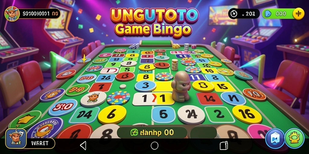Screenshot gameplay seru UNGUTOTO dengan tema Bingo yang menarik.