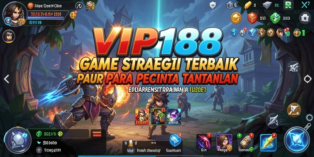 Tampilan gameplay VIP188 yang menarik dan penuh strategi.