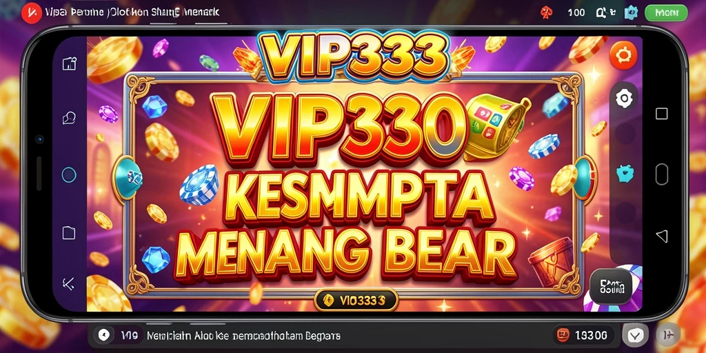 Screenshot utama VIP333 menampilkan gameplay Slot yang seru dan mendebarkan.
