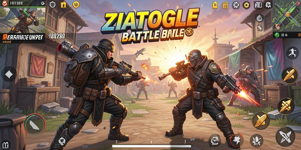 Gameplay ZIATOGEL yang intens dan memukau.